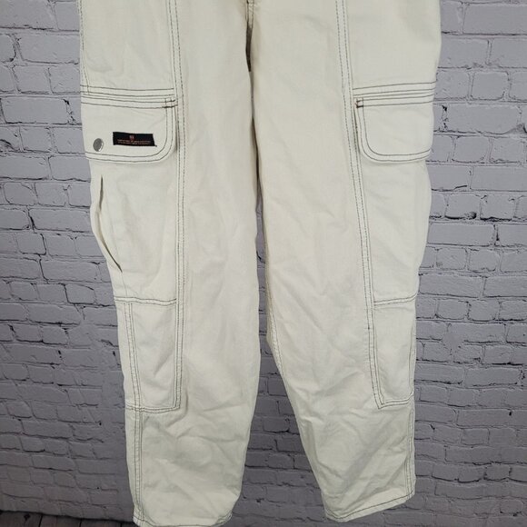 BDG Urban Outfitters Ivory Relaxed Skate Jean High Rise Cargo 25 (25x30) - Picture 6 of 16